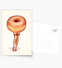 Postales Donut Pin-Up