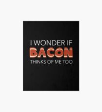 Funny Bacon Keto for Pork Lovers Art Board
