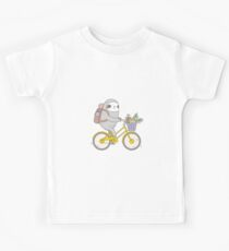 Biking Sloth Kinder T-Shirt