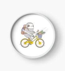 Biking Sloth Clock