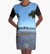 AHT - River At The Bottom Of The Donkey Trail Graphic T-Shirt Dress