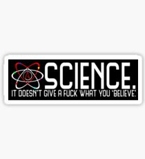 Science Doesn't Give A Fuck Sticker