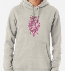 Kirschblüten-Eule Hoodie