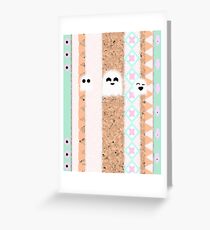 Aztec Ghosts Greeting Card