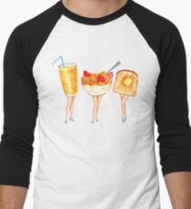Breakfast Pin-Ups Men's Baseball ¾ T-Shirt
