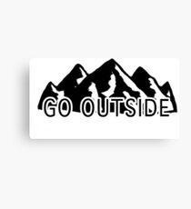 go outside Canvas Print