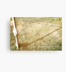 it happens.... Canvas Print