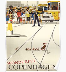 Weinleseplakat - Kopenhagen Poster