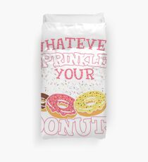 Was auch immer Ihre Donuts besprüht Bettbezug