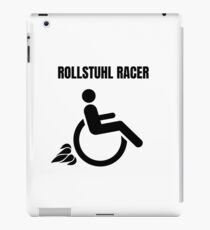 WHEELCHAIR RACER iPad Case/Skin