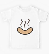 Wiener Sausage Lover Design Cute And Funny Food Gift Idea Kids Tee
