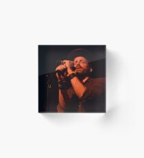 Rob Benedict singing Wave Acrylic Block
