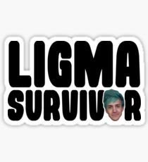 LIGMA - Ninja Small Sticker