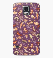 Funda/vinilo para Samsung Galaxy Geckos de otoño en púrpura