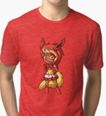 Flareon Magical Girl Chibi Tri-blend T-Shirt