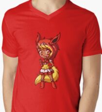 Flareon Magical Girl Chibi Men's V-Neck T-Shirt