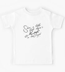 Magic in the night - black text Kids Tee