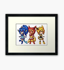 Gen 1 Eeveelution Squad Framed Print