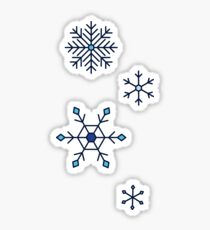 Small Snowflakes Sticker