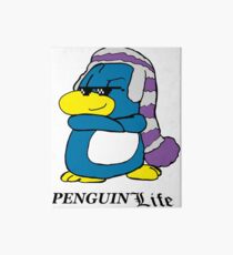 Ed living the Penguin Life Art Board