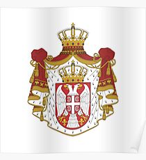 Coat of arms of Serbia Poster