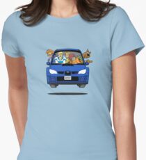Subaru Impreza WRX Scooby Doo Women's Fitted T-Shirt