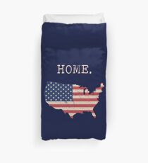 USA State Karte Stars & Stripes nach Hause Bettbezug