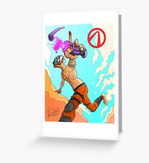The Psycho - Borderlands Greeting Card