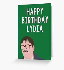 lydia. Greeting Card