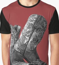 Knockout Cowgirl Boots Graphic T-Shirt