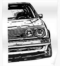 Golf 2 GTI MK2 "OLS" Poster