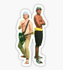 Mac Demarco and Tyler the Creator Sticker