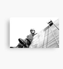 Abseil Platform - View From The Line Canvas Print