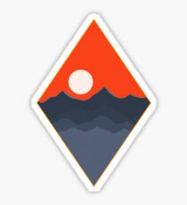 blue mountains Sticker