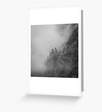 Caught in the clouds Greeting Card