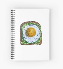 Avocado Egg Toast Spiral Notebook
