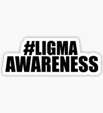 Ligma Awareness Sticker