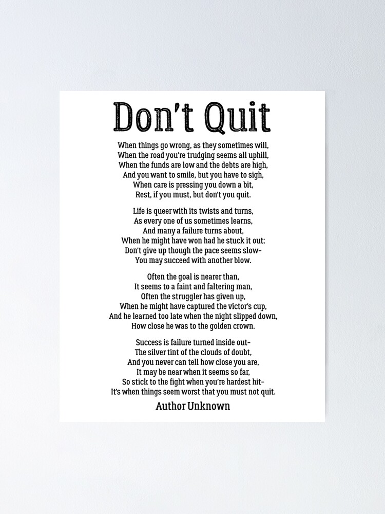 dont quit motivational quotes