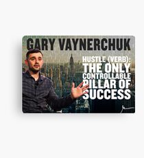 Gary Vaynerchuk Hustle Poster Canvas Print