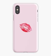 Kissing Sexy Lips Lipstick iPhone Case