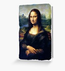 Mona Lisa Restored Greeting Card