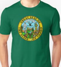 IDAHO STATE SEAL - POPULAR DISTRESSED STATE DESIGN WITH IDAHO STATE SEAL Unisex T-Shirt