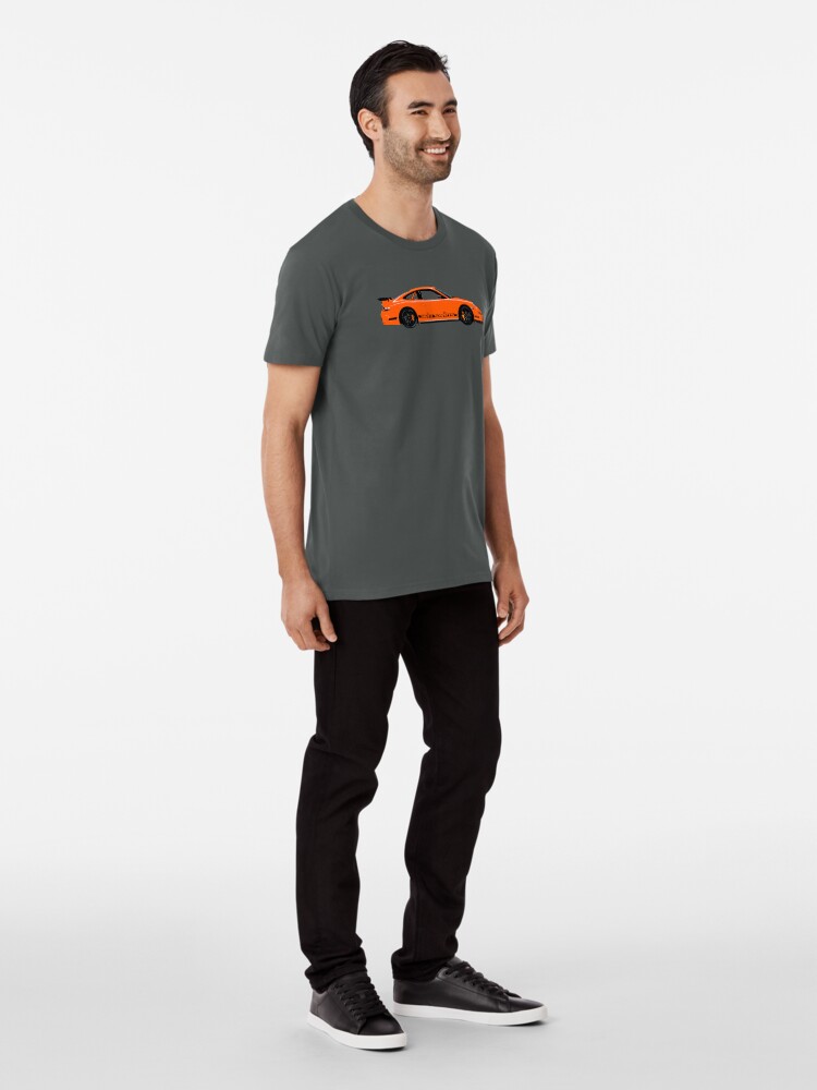 Alternate view of Pumpkin Racer – 997 GT3 RS Inspired Premium T-Shirt