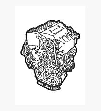 Honda Civic Type R EP3 K20A Engine Photographic Print