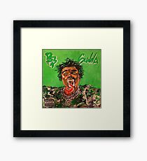 Gunna, Tropf Jahreszeit 3, Musik, Rap, Rapper, Album Cover, Malerei, Wandkunst, männlich, Shirt, HipHop, ysl, Album Kunst, Wandkunst, original Kunst, cool, gangsta, Fankunst, Illustration Gerahmtes Wandbild
