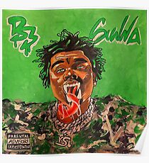 Gunna, Tropf Jahreszeit 3, Musik, Rap, Rapper, Album Cover, Malerei, Wandkunst, männlich, Shirt, HipHop, ysl, Album Kunst, Wandkunst, original Kunst, cool, gangsta, Fankunst, Illustration Poster