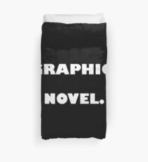 Graphic. Novel. Duvet Cover