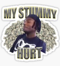 My Stummy Hurt - Playboi Carti - Meme Sticker
