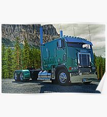 Kenworth Cabover in the Rockies Poster