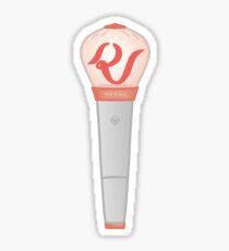 Roter Samt Leuchtstab Sticker